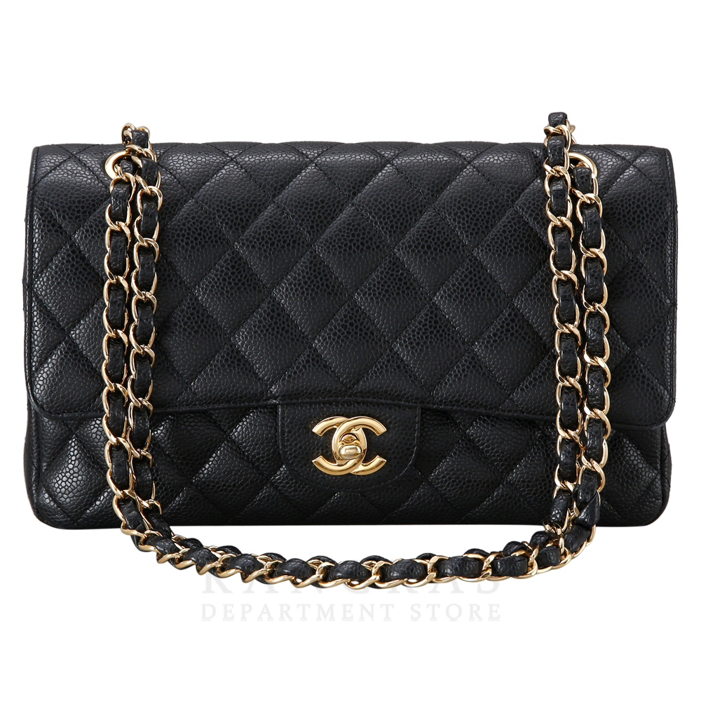 CHANEL(USED)샤넬 클래식 캐비어 미듐
