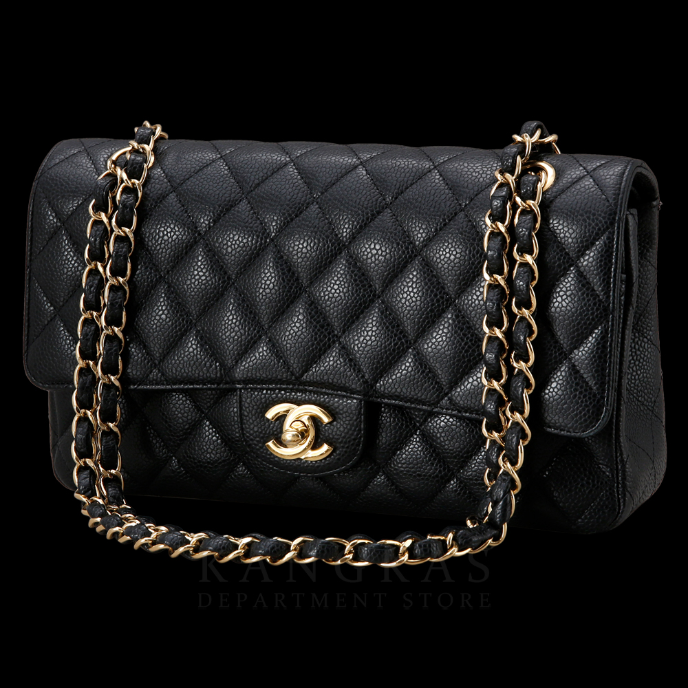 CHANEL(USED)샤넬 클래식 캐비어 미듐