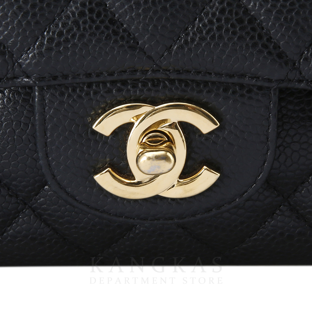 CHANEL(USED)샤넬 클래식 캐비어 미듐