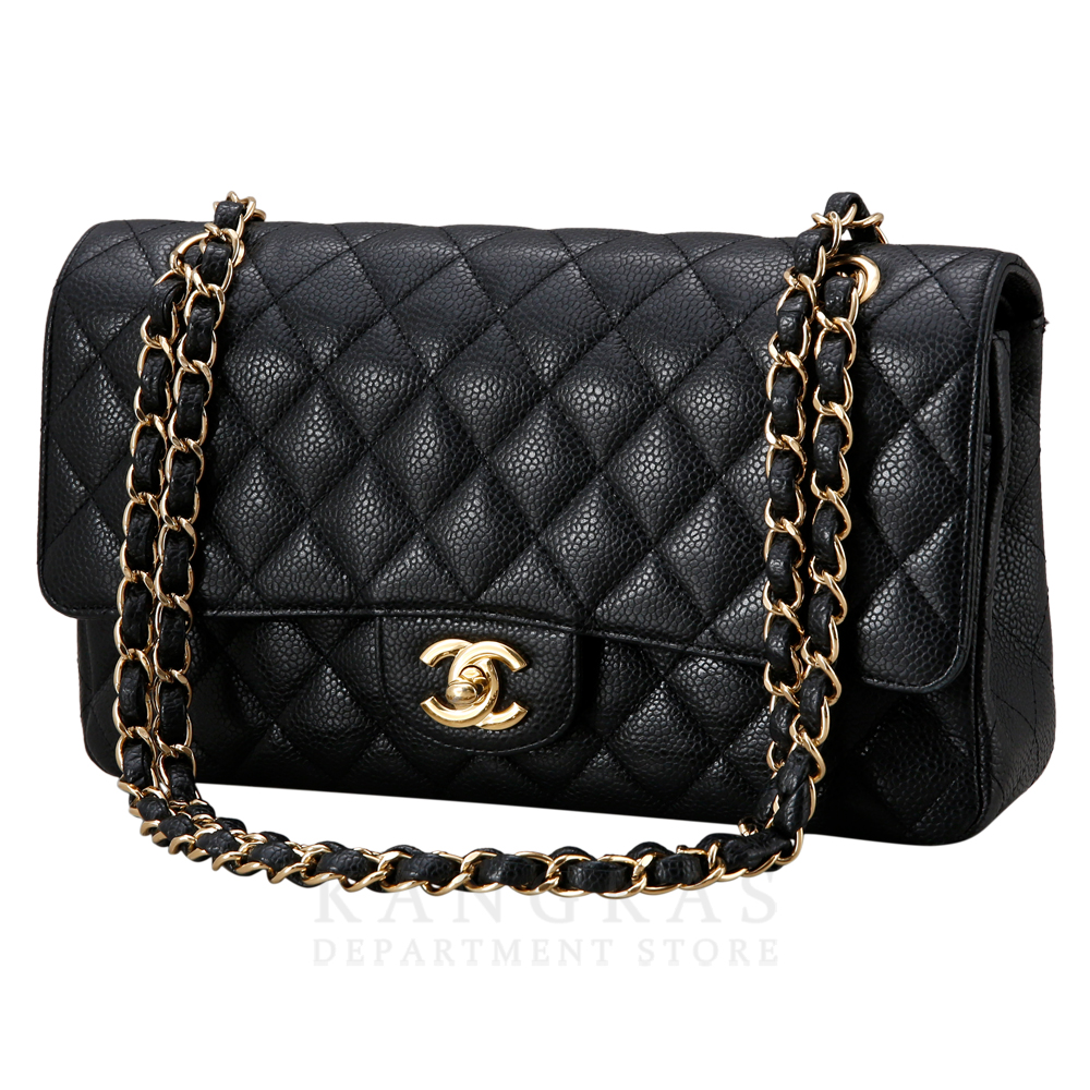 CHANEL(USED)샤넬 클래식 캐비어 미듐