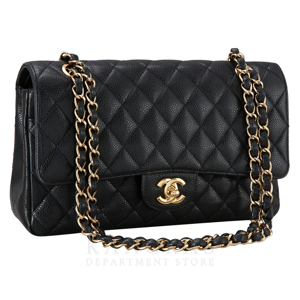 CHANEL(USED)샤넬 클래식 캐비어 미듐