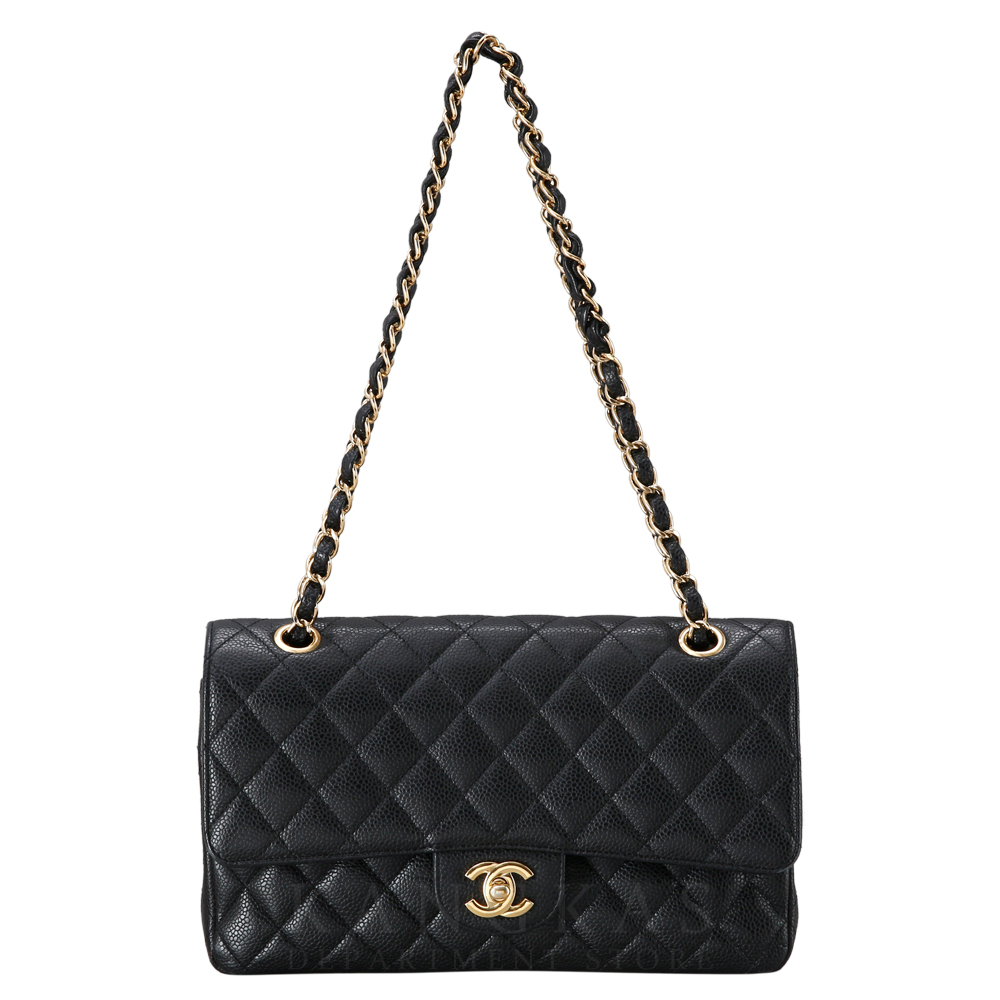 CHANEL(USED)샤넬 클래식 캐비어 미듐