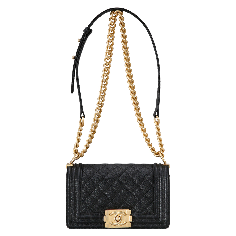 CHANEL(USED)샤넬 보이샤넬 스몰 금장