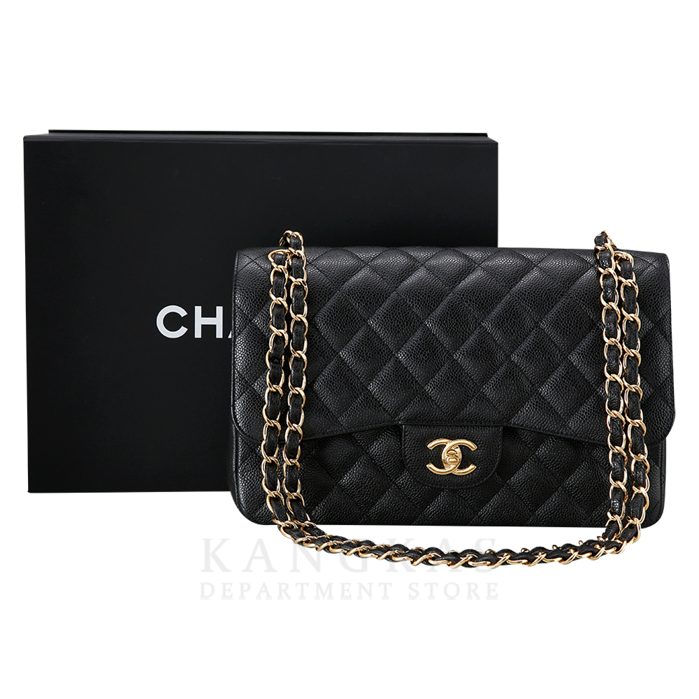 CHANEL(USED)샤넬 클래식 캐비어 점보