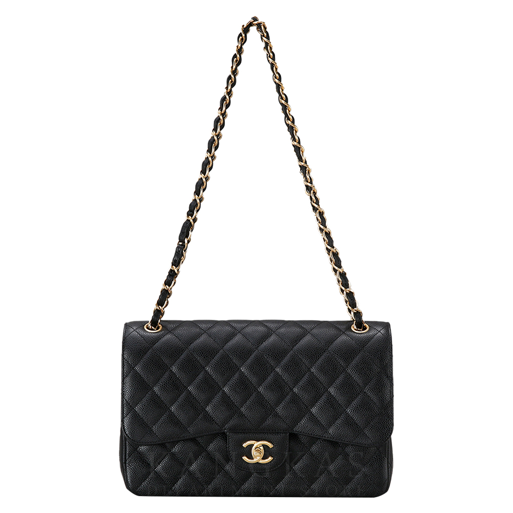 CHANEL(USED)샤넬 클래식 캐비어 점보