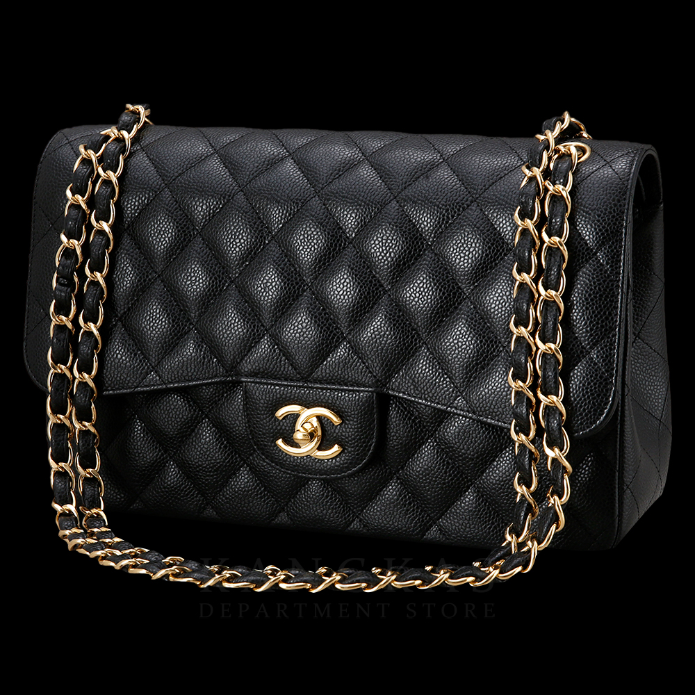 CHANEL(USED)샤넬 클래식 캐비어 점보