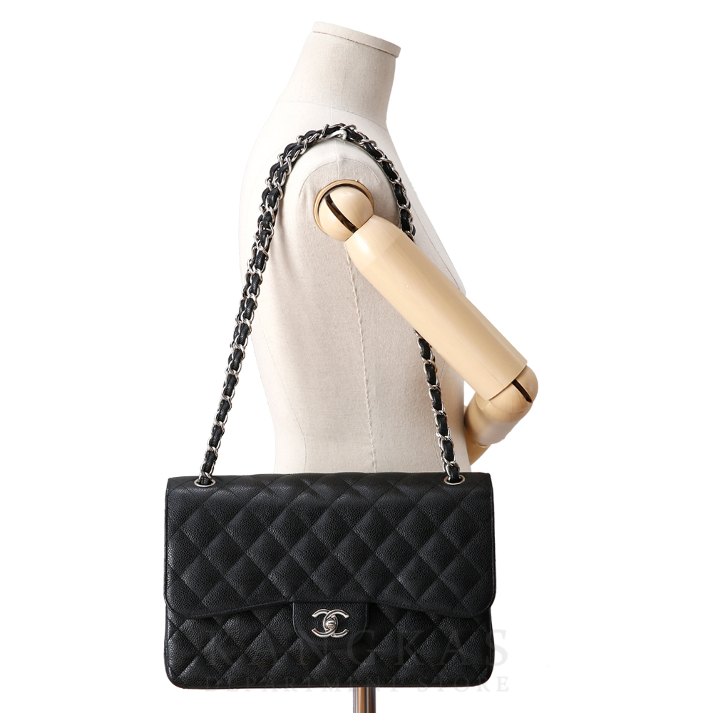 CHANEL(USED)샤넬 클래식 캐비어 점보