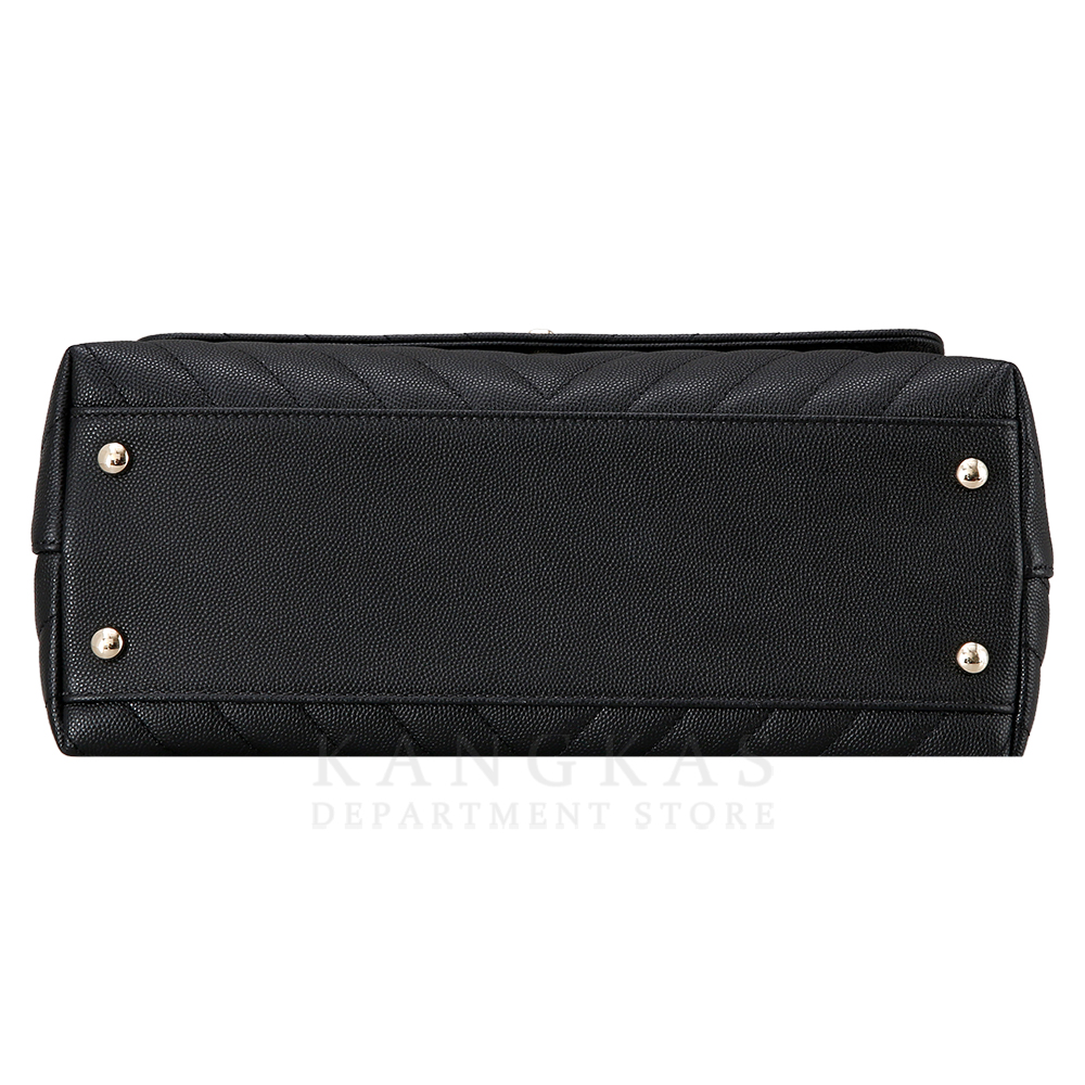 CHANEL(USED)샤넬 캐비어 코코핸들 쉐브론 미듐