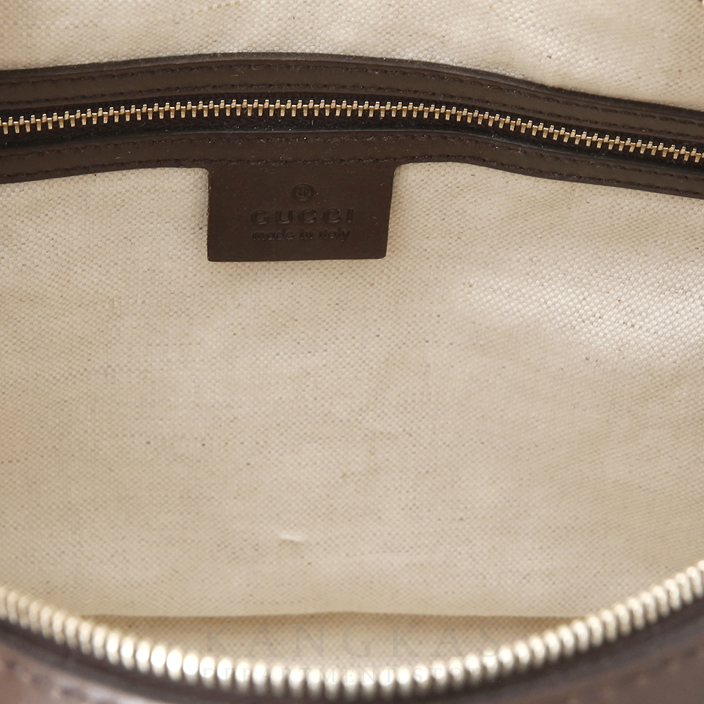 GUCCI(USED) 구찌 GG로고 패브릭 보스턴백
