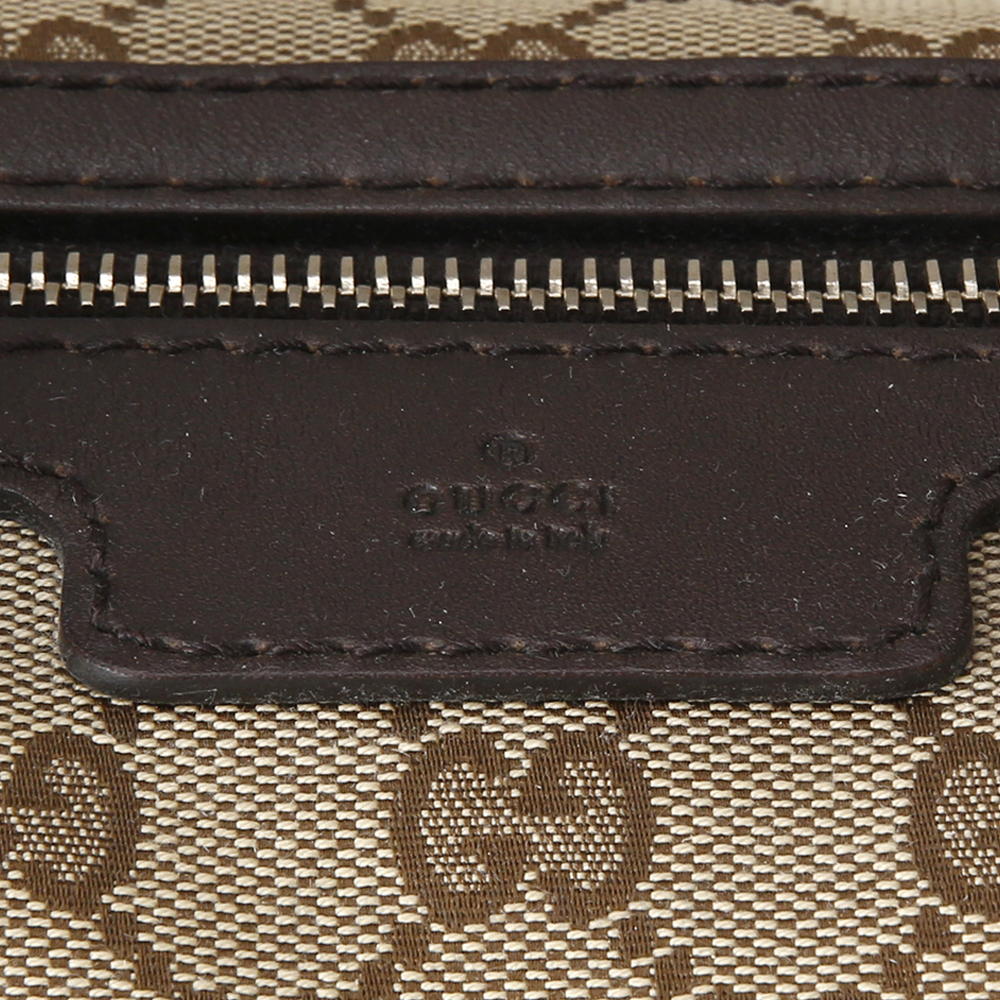 GUCCI(USED) 구찌 GG로고 패브릭 보스턴백