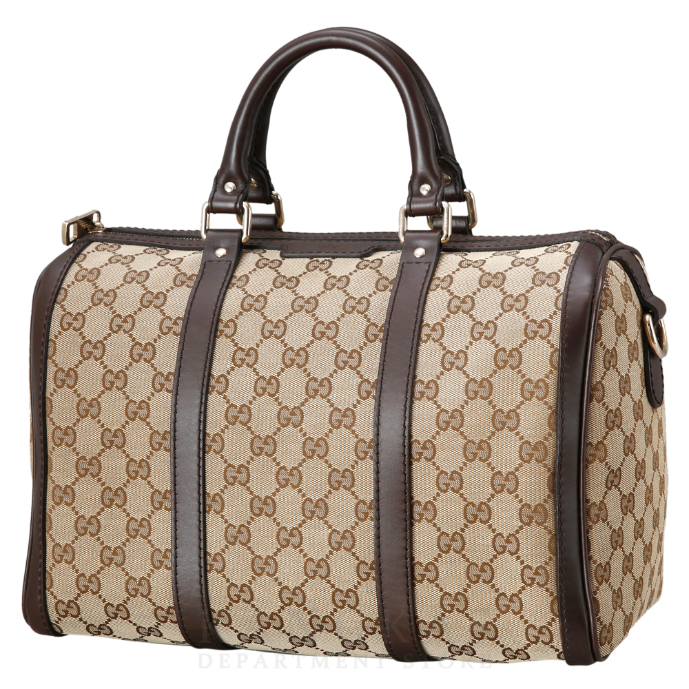 GUCCI(USED) 구찌 GG로고 패브릭 보스턴백