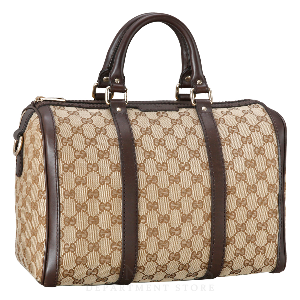 GUCCI(USED) 구찌 GG로고 패브릭 보스턴백