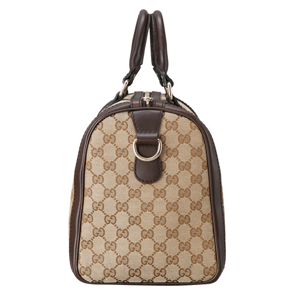 GUCCI(USED) 구찌 GG로고 패브릭 보스턴백