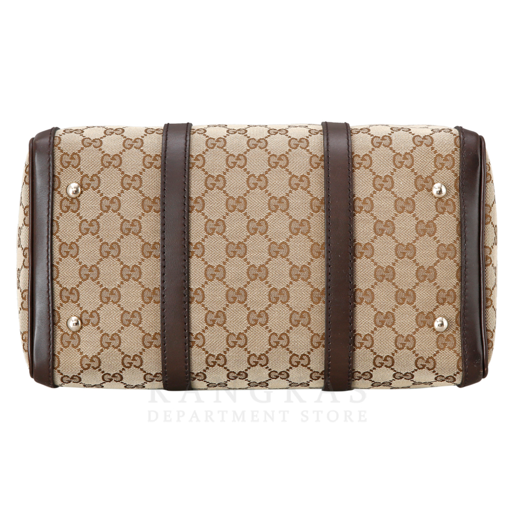 GUCCI(USED) 구찌 GG로고 패브릭 보스턴백