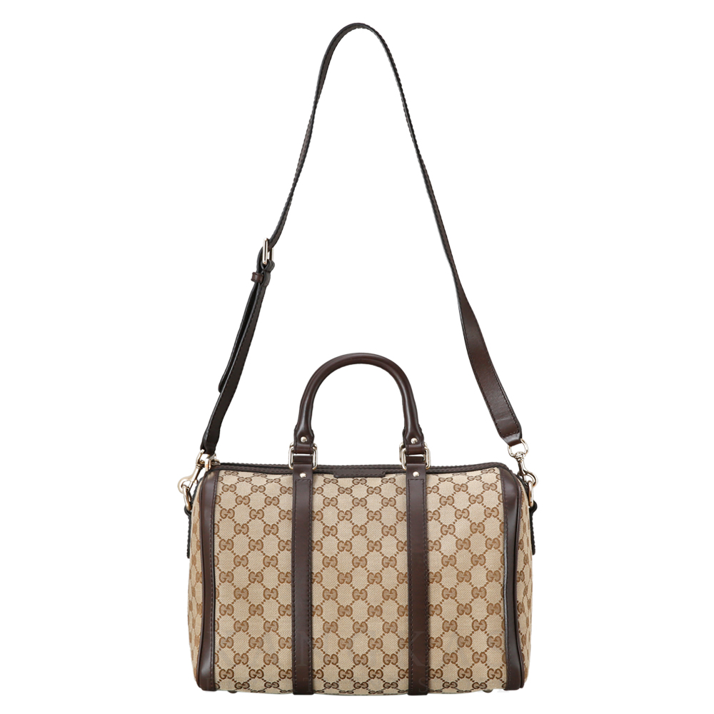 GUCCI(USED) 구찌 GG로고 패브릭 보스턴백