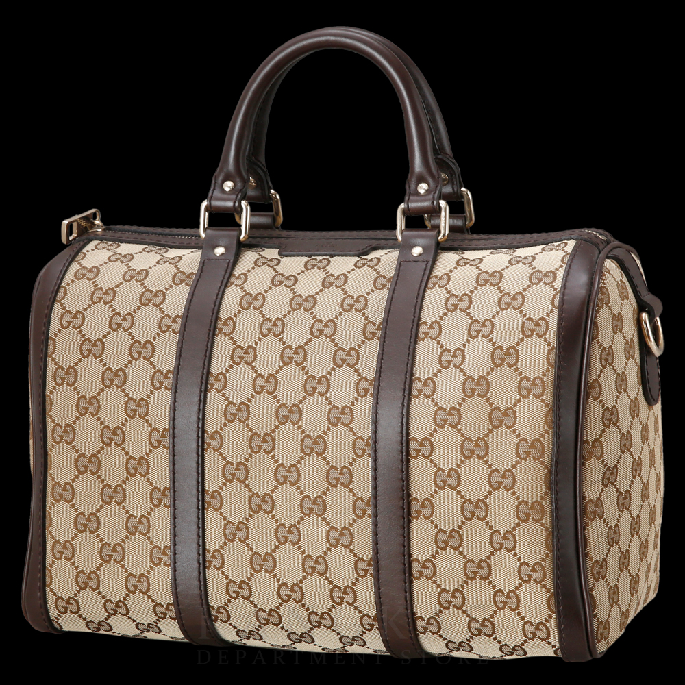 GUCCI(USED) 구찌 GG로고 패브릭 보스턴백