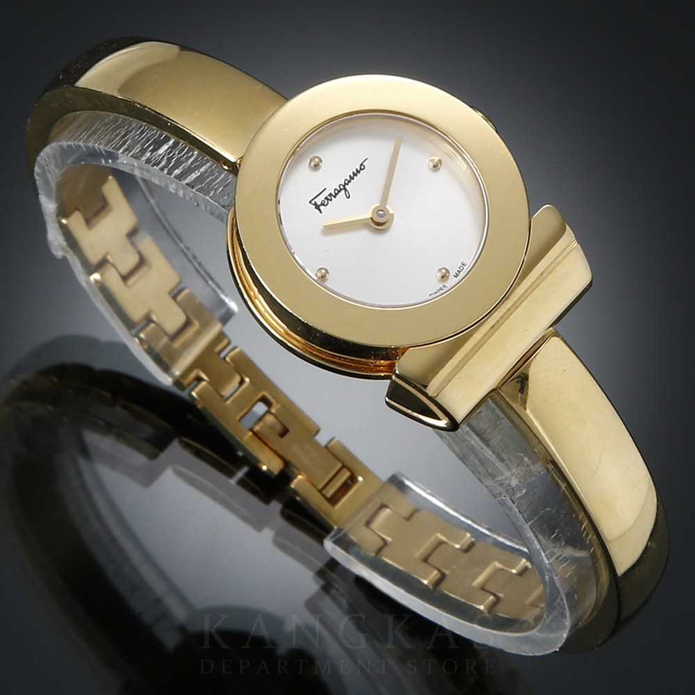 FERRAGAMO(USED)페레가모 간치니 스틸 워치