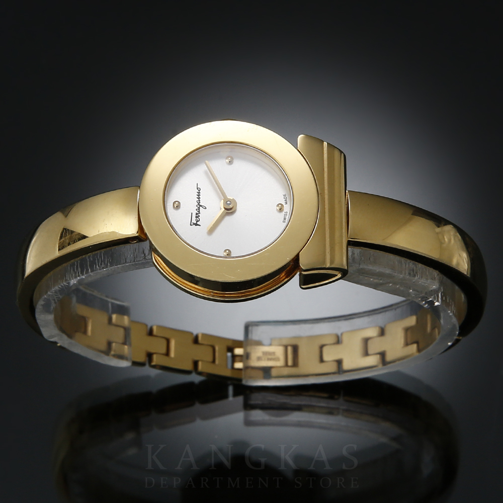 FERRAGAMO(USED)페레가모 간치니 스틸 워치