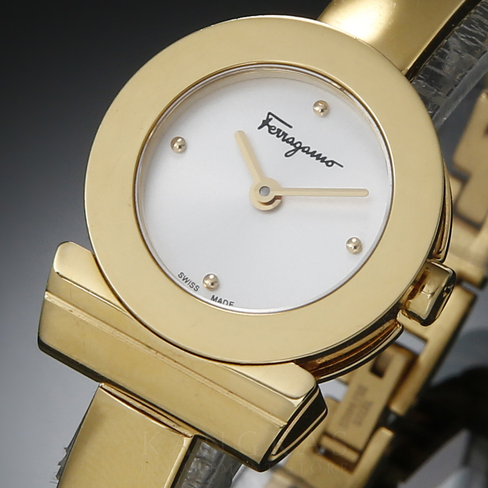 FERRAGAMO(USED)페레가모 간치니 스틸 워치