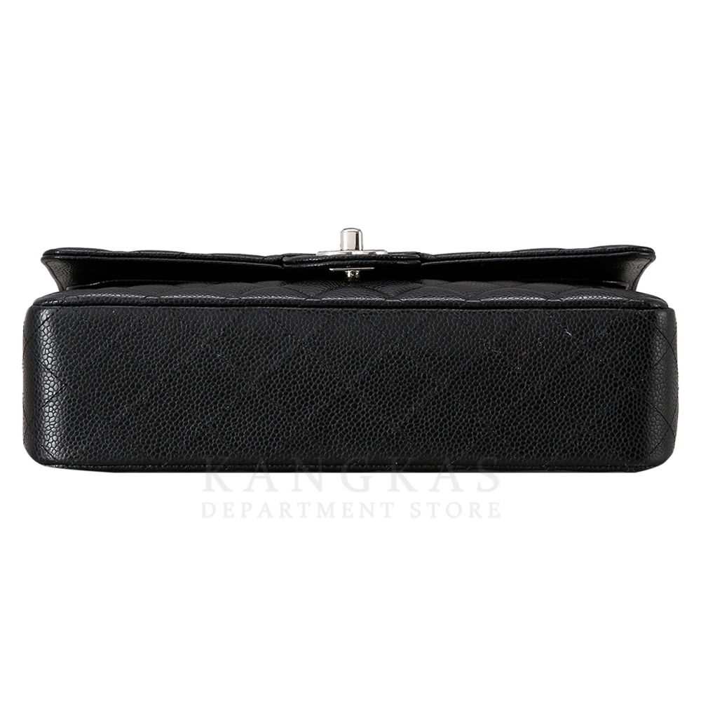 CHANEL(USED)샤넬 클래식 캐비어 미듐 은장