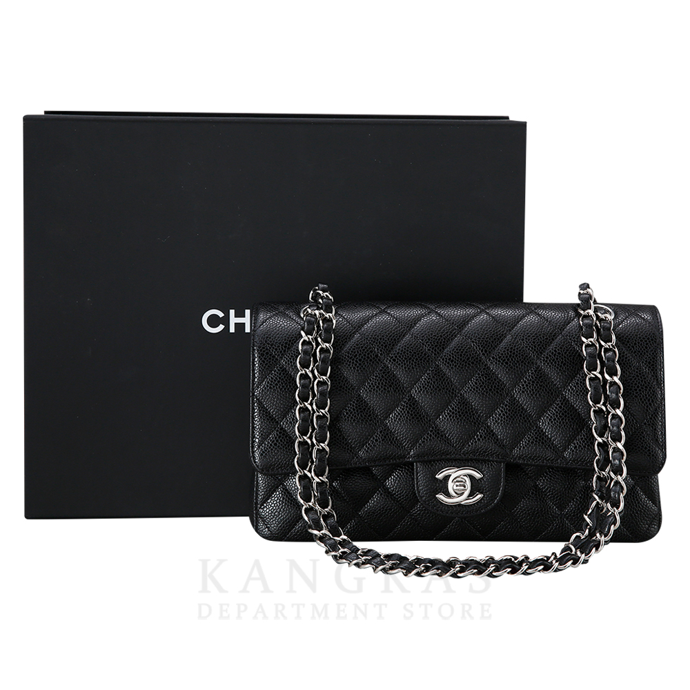 CHANEL(USED)샤넬 클래식 캐비어 미듐