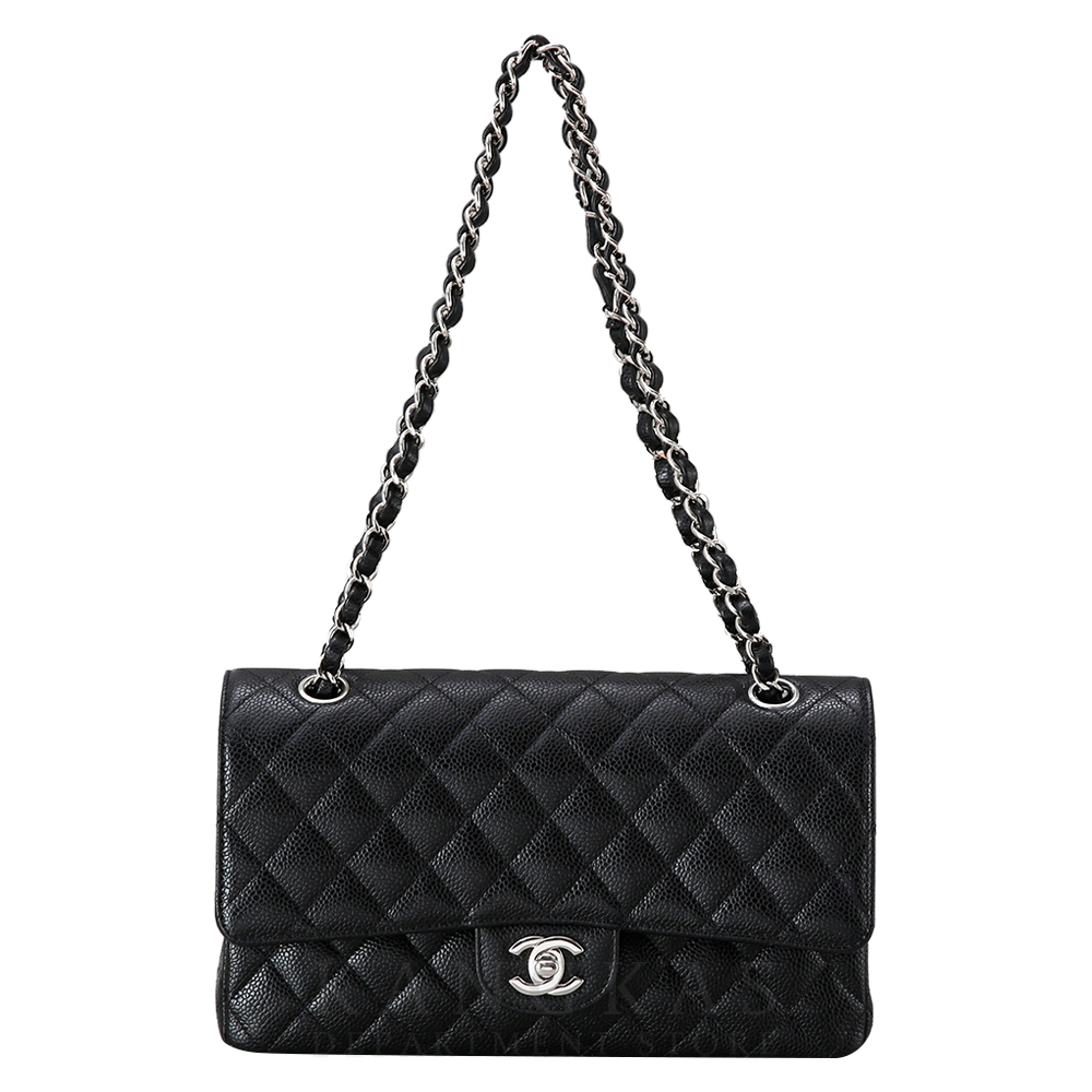 CHANEL(USED)샤넬 클래식 캐비어 미듐