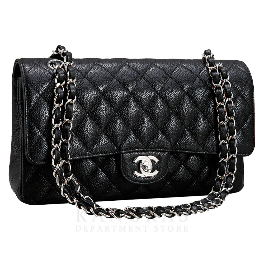 CHANEL(USED)샤넬 클래식 캐비어 미듐