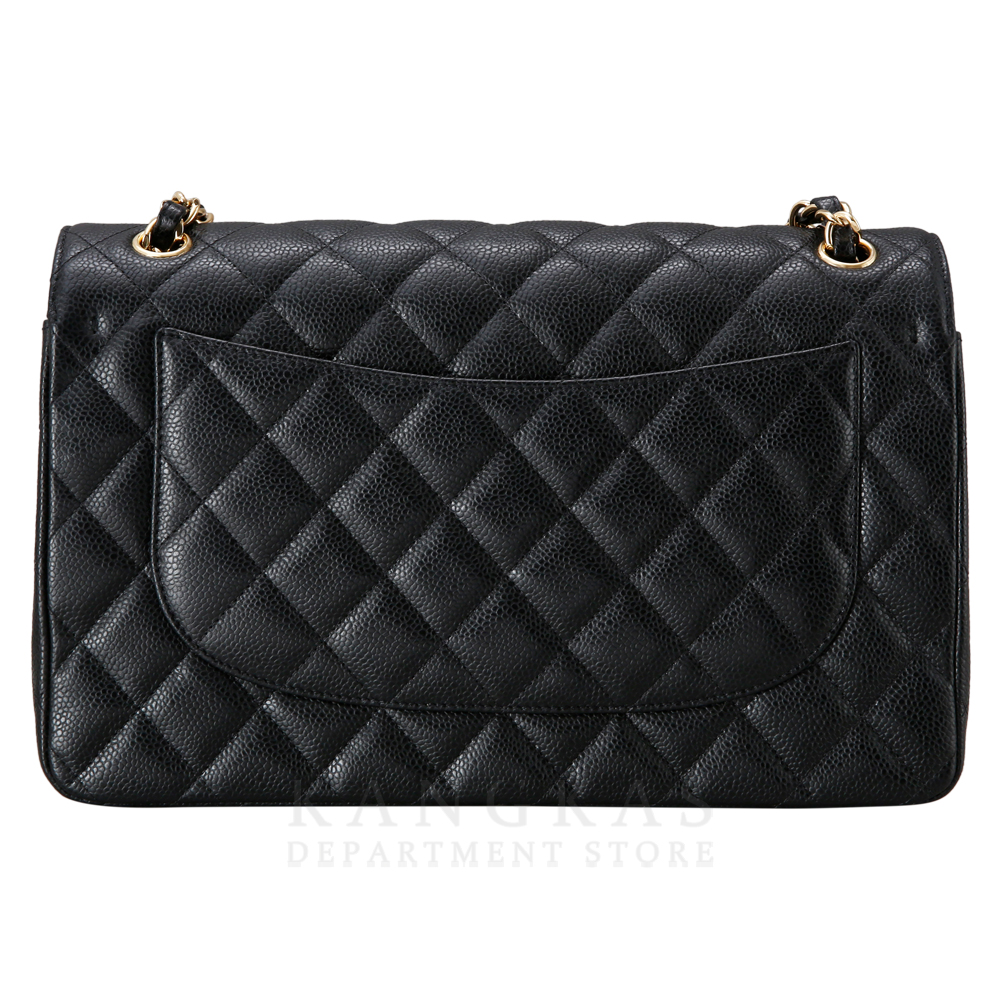 CHANEL(USED)샤넬 클래식 캐비어 점보 금장