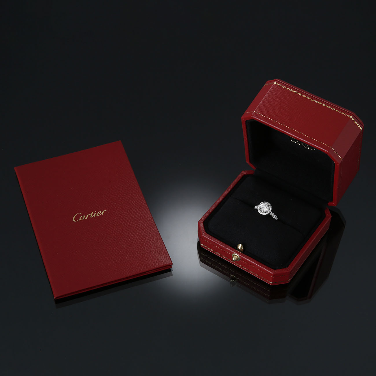 CARTIER(USED)까르띠에 데스티네 솔리테어 1.1CT다이아링 46#