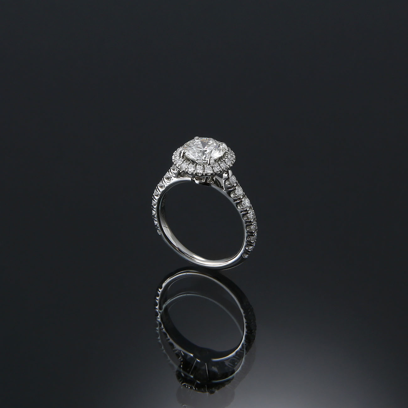 CARTIER(USED)까르띠에 데스티네 솔리테어 1.1CT다이아링 46#
