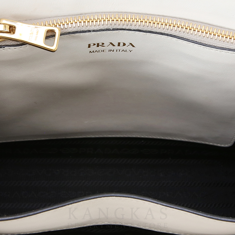 PRADA(USED)프라다 1BA156 모노크롬 사피아노 토트백