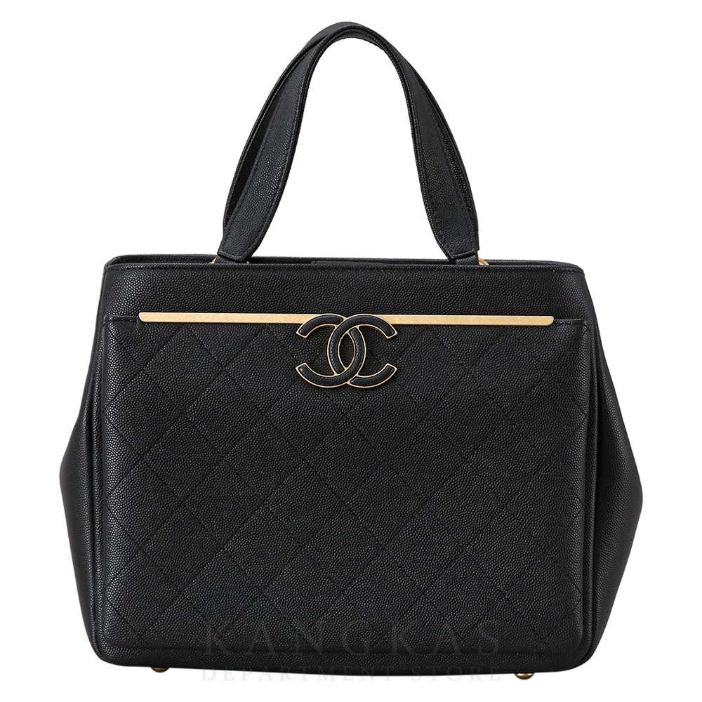 CHANEL(USED)샤넬 시즌 캐비어 스몰 쇼핑백 @