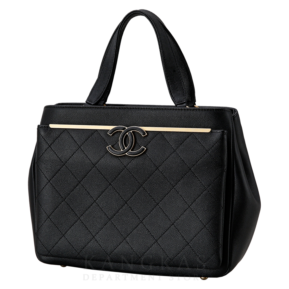 CHANEL(USED)샤넬 시즌 캐비어 스몰 쇼핑백 @