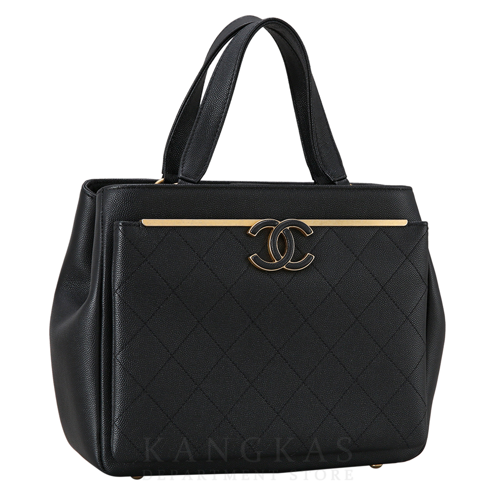 CHANEL(USED)샤넬 시즌 캐비어 스몰 쇼핑백 @