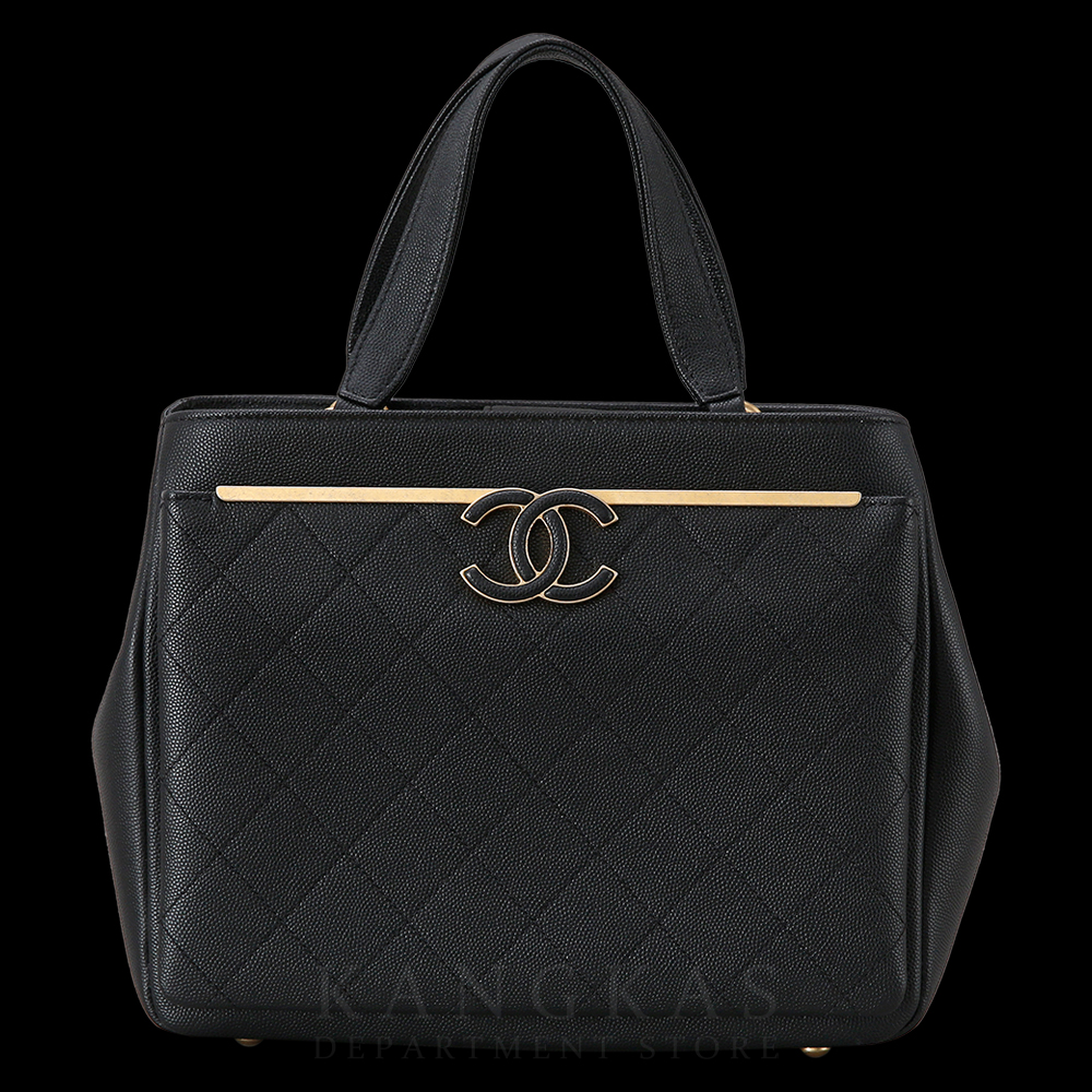 CHANEL(USED)샤넬 시즌 캐비어 스몰 쇼핑백 @