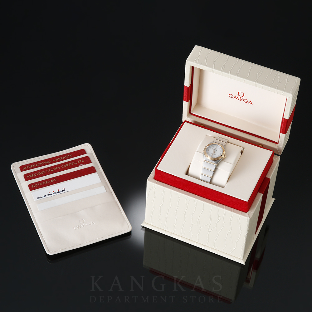 OMEGA(USED)오메가 컨스틸레이션 콤비 풀바 자개