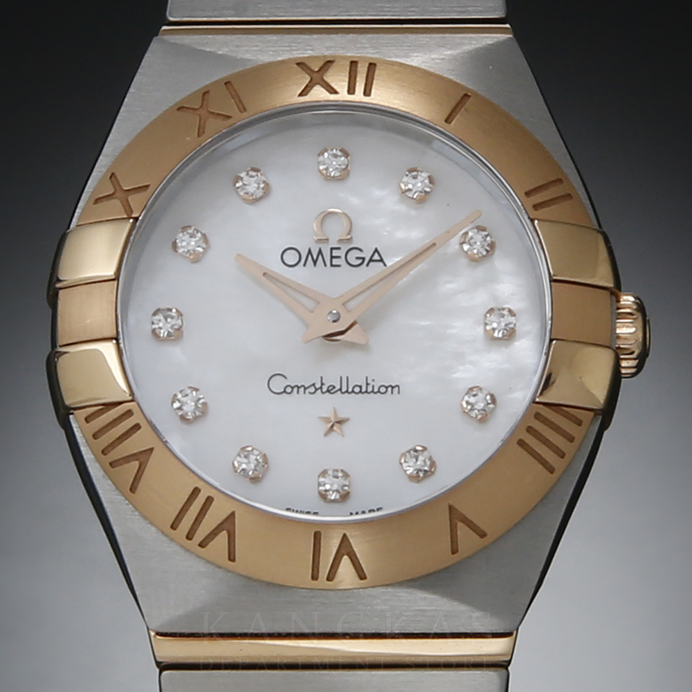 OMEGA(USED)오메가 컨스틸레이션 콤비 풀바 자개