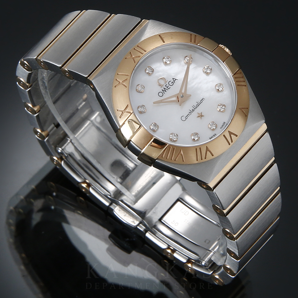 OMEGA(USED)오메가 컨스틸레이션 콤비 풀바 자개