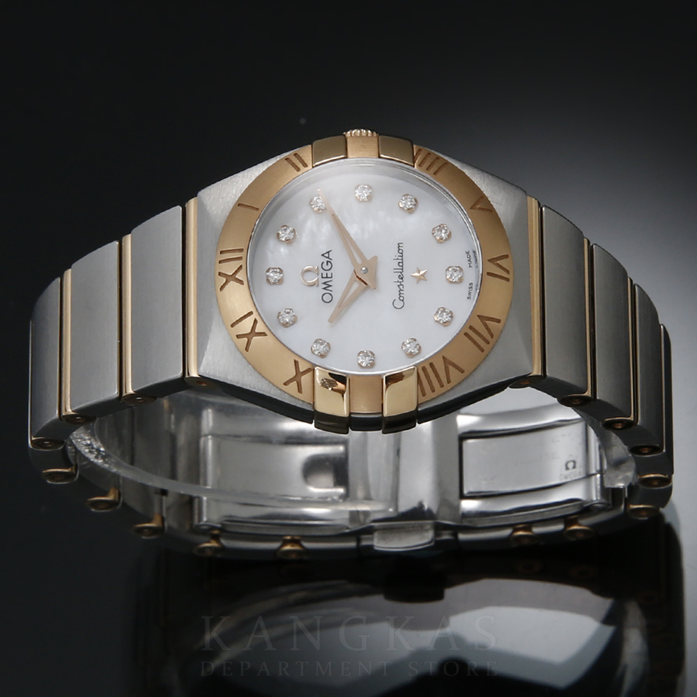OMEGA(USED)오메가 컨스틸레이션 콤비 풀바 자개