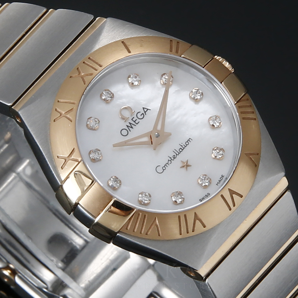 OMEGA(USED)오메가 컨스틸레이션 콤비 풀바 자개