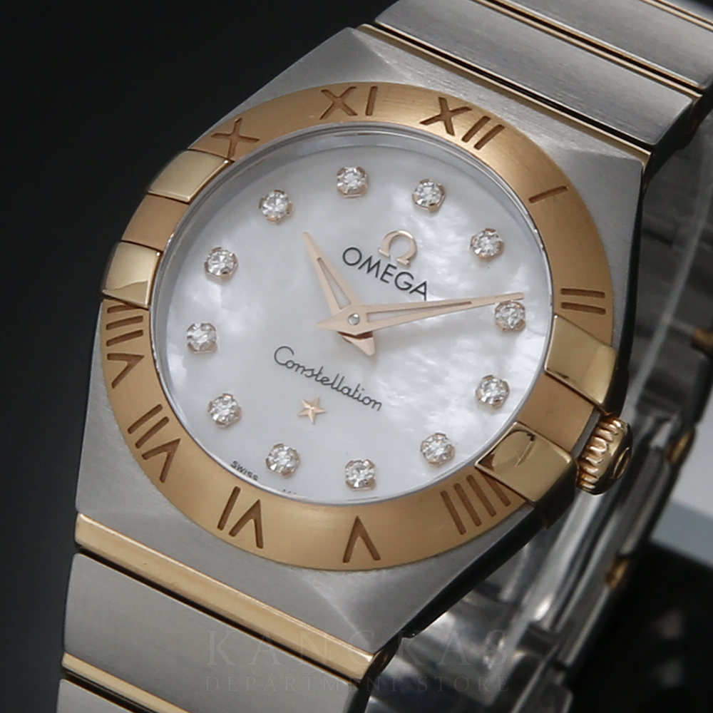 OMEGA(USED)오메가 컨스틸레이션 콤비 풀바 자개