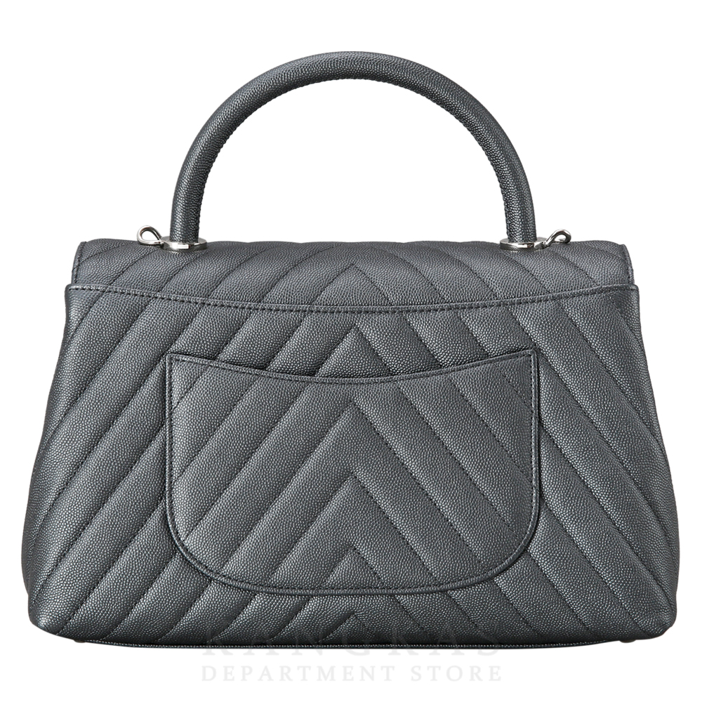 CHANEL(USED)샤넬 코코핸들 쉐브론 미듐