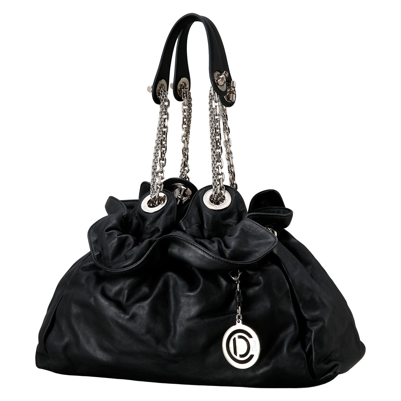 CHRISTIAN DIOR(USED)크리스찬디올 르트렁 버킷 체인 숄더백