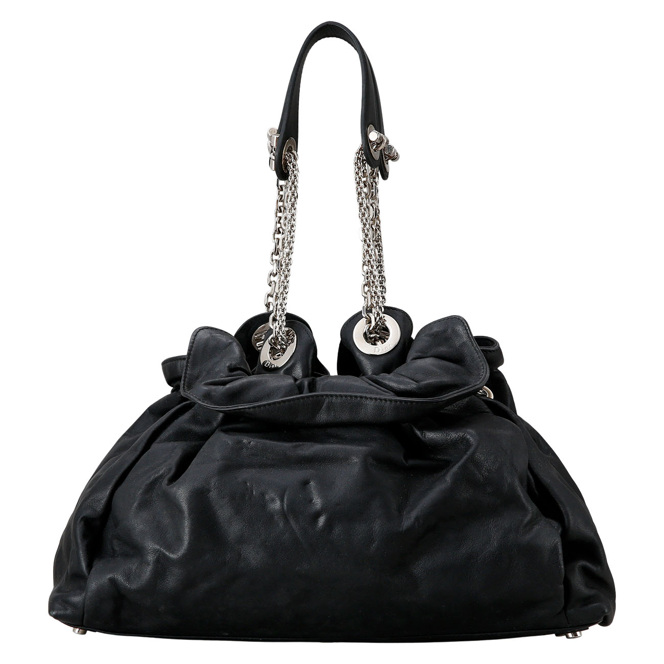 CHRISTIAN DIOR(USED)크리스찬디올 르트렁 버킷 체인 숄더백