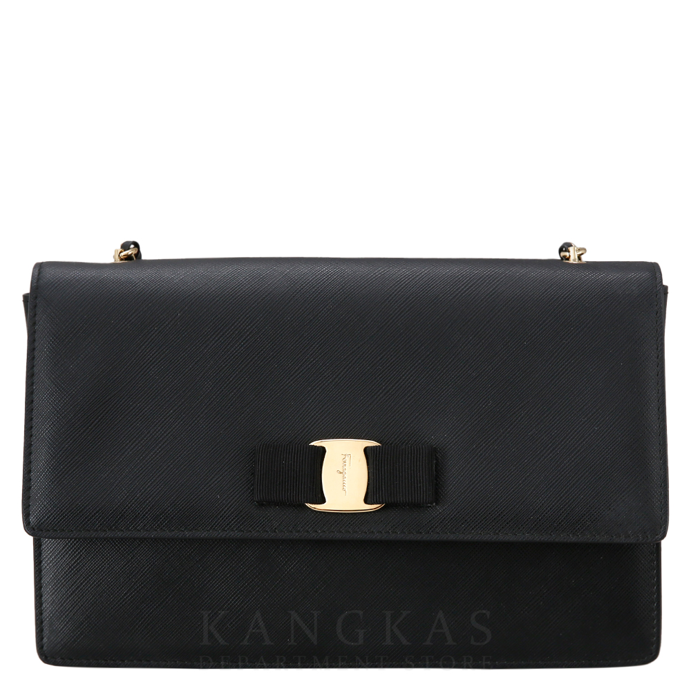 FERRAGAMO(USED) 페레가모 바라리본 체인 숄더백