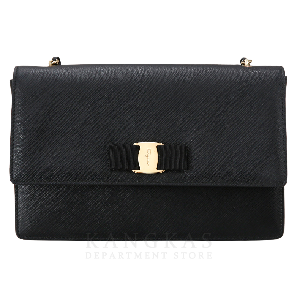 FERRAGAMO(USED) 페레가모 바라리본 체인 숄더백
