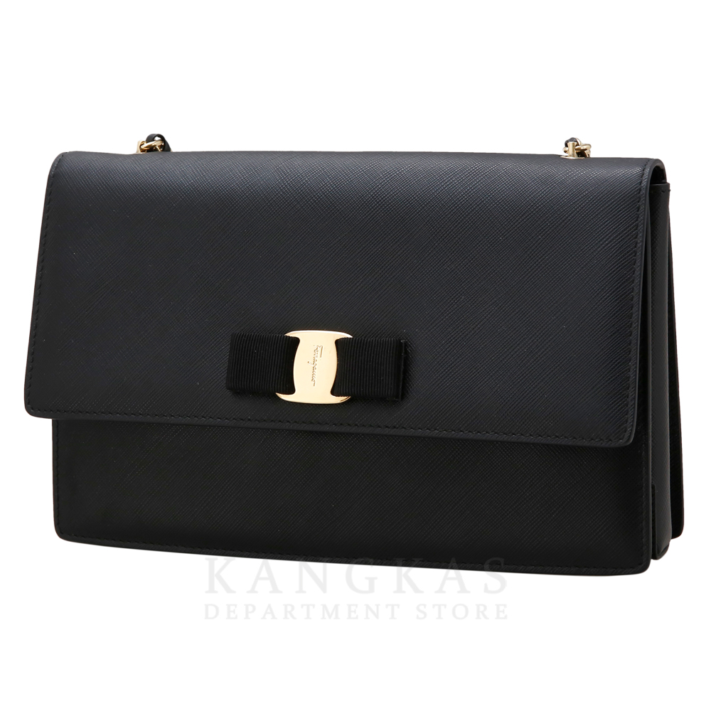 FERRAGAMO(USED) 페레가모 바라리본 체인 숄더백
