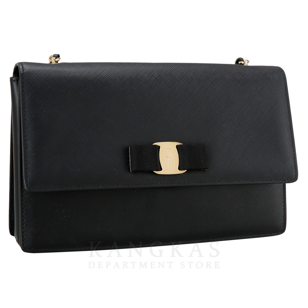 FERRAGAMO(USED) 페레가모 바라리본 체인 숄더백