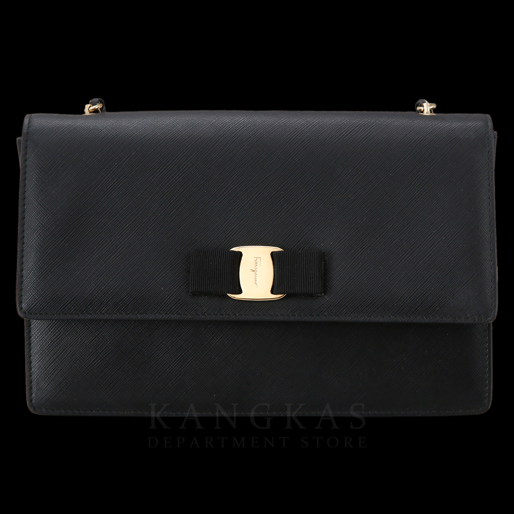 FERRAGAMO(USED) 페레가모 바라리본 체인 숄더백