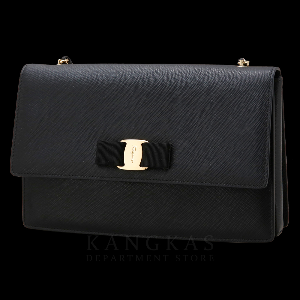 FERRAGAMO(USED) 페레가모 바라리본 체인 숄더백